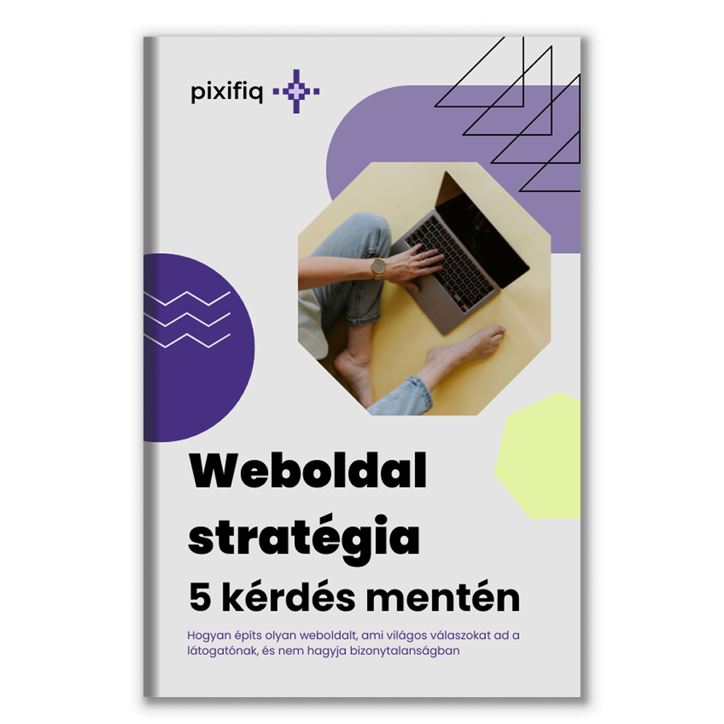 weboldal stratégia mockup